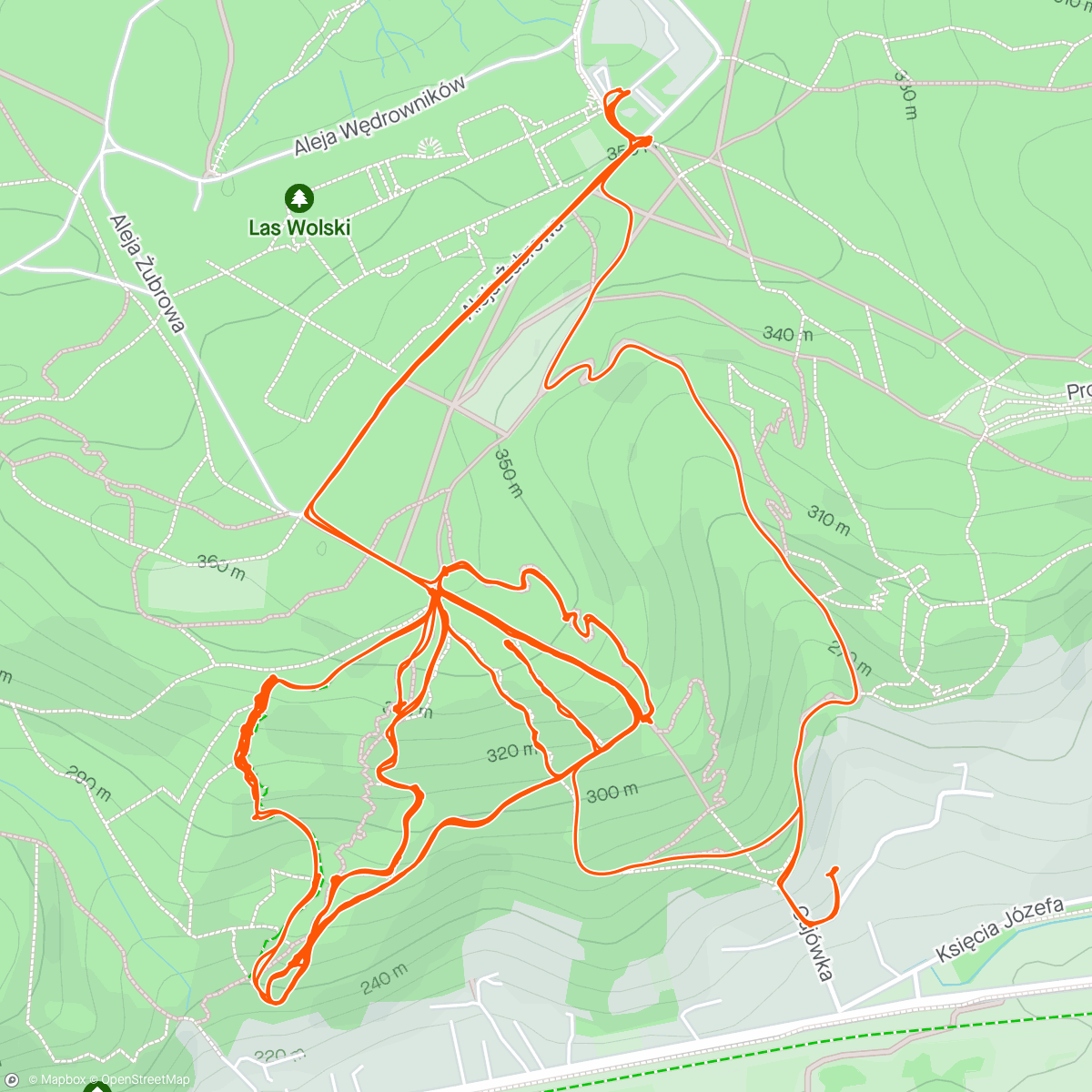 Map of the activity, Szkolingowo :)