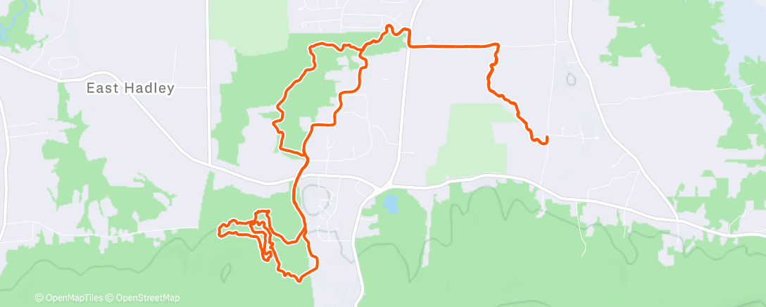 Map of the activity, NWP to Swiss Miss to Hunter