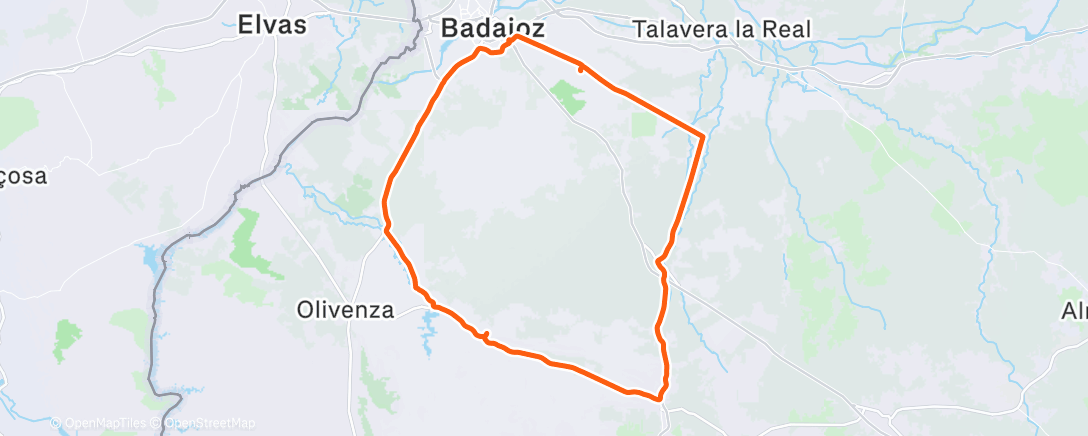 Карта физической активности (Morning Ride)