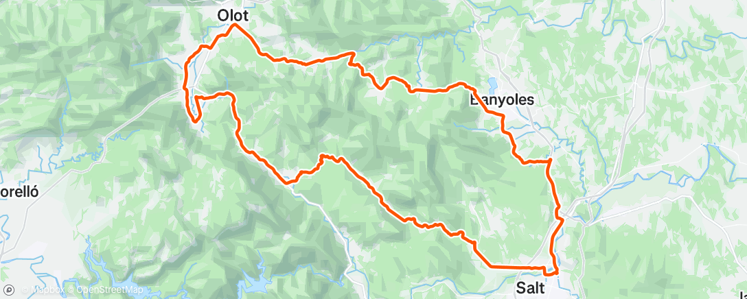 Mappa dell'attività Morning Ride