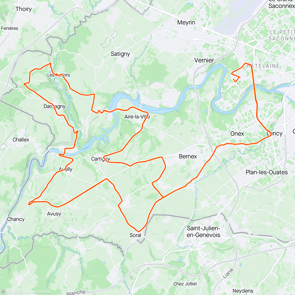 Map of the activity, 🇨🇭 Tour de Romandie stage5