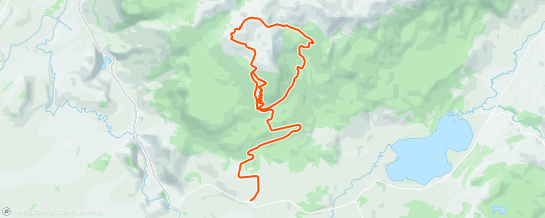 Map of the activity, Coyhaique Día 3 - Cerro Fraile