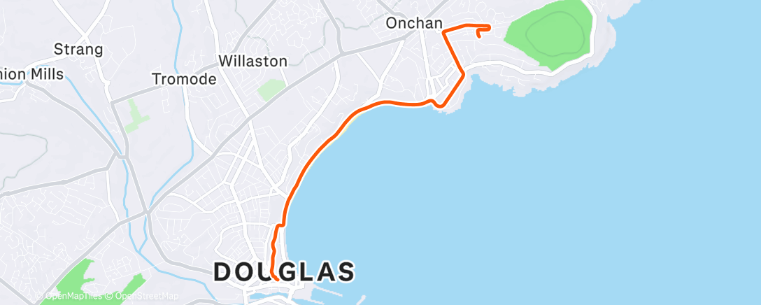 Mappa dell'attività Morning Ride