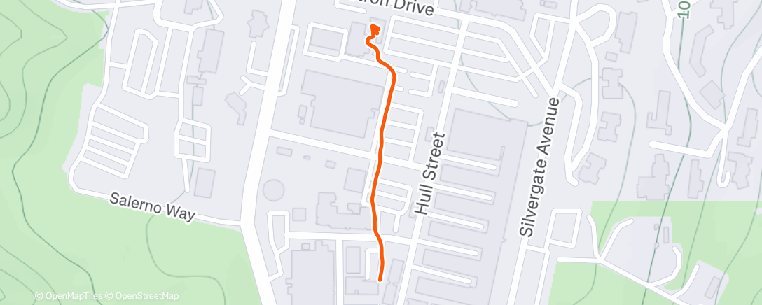 Карта физической активности (Morning Walk)