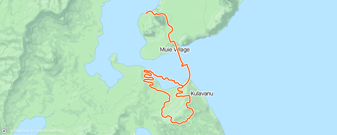 Carte de l'activité Zwift - Mountain Route in Watopia