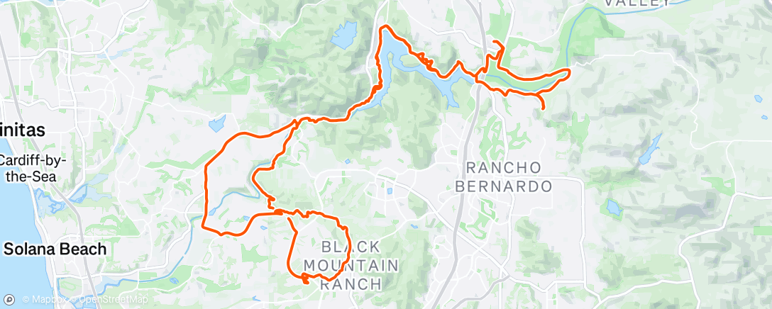 Map of the activity, Morning Ride