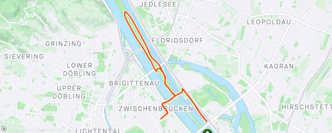 Map of the activity, Bike switch