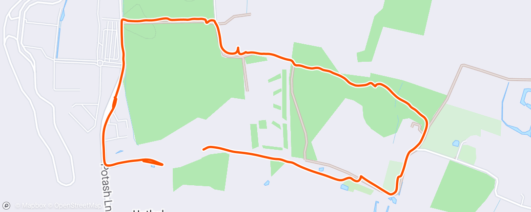 Map of the activity, Lotus Cars walk
