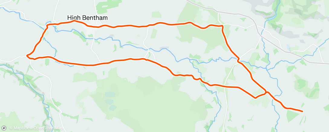 Map of the activity, Afternoon Ride
