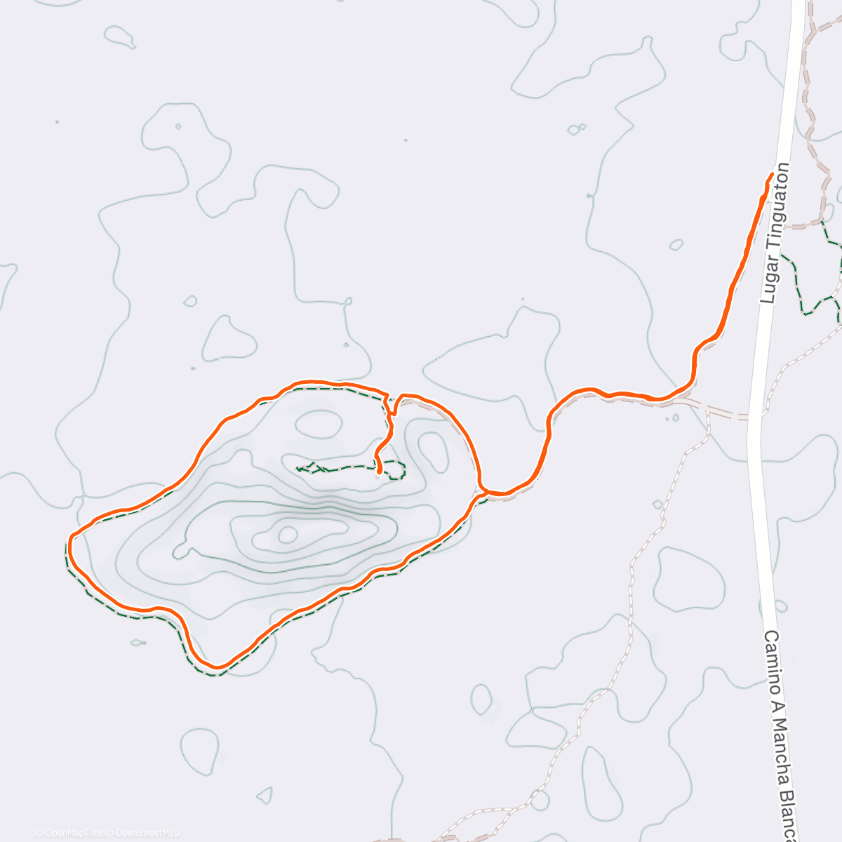 Map of the activity, Randonnée autour du volcan El Cuervo