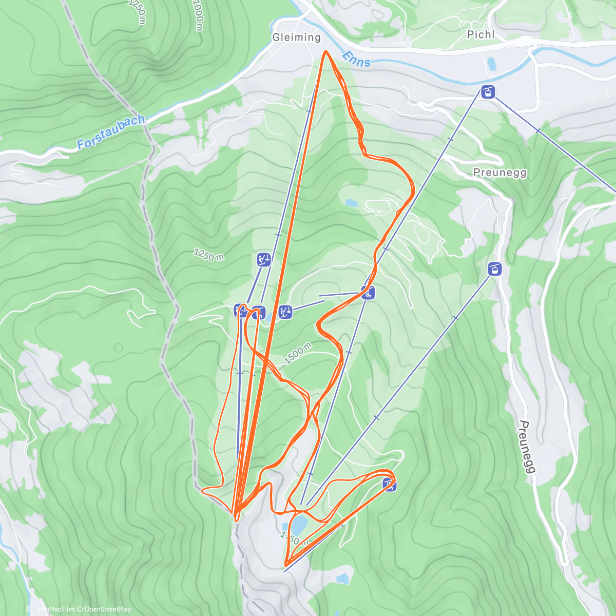 Map of the activity, Zahájení sezony, den druhý