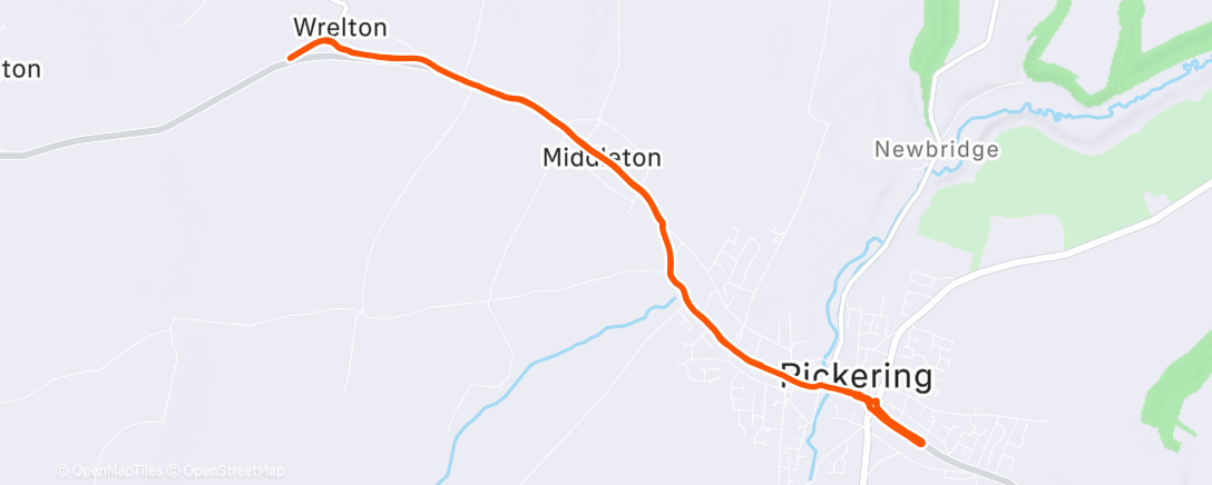 Карта физической активности (Afternoon Run)