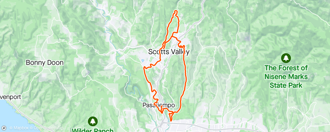 Map of the activity, post-otter shakeout