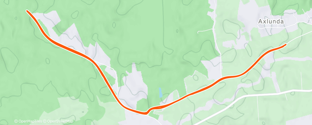 Map of the activity, Morning Run