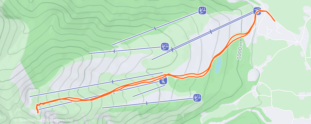 Mapa de la actividad (Morning hike with Lucas)