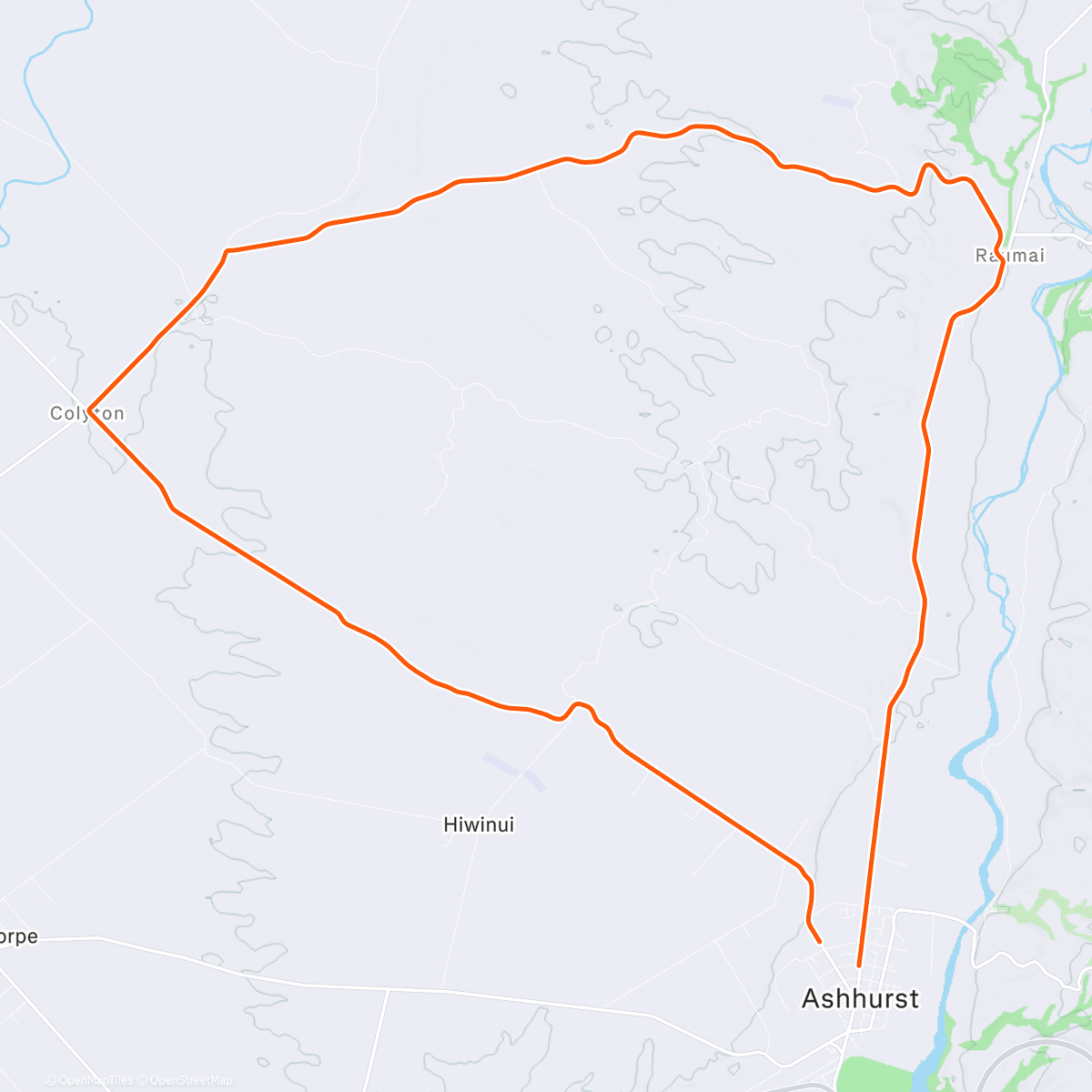 「Morning Ride」活動的地圖