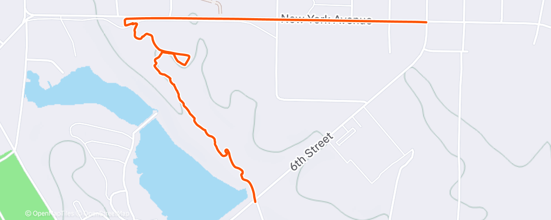 Map of the activity, Working on new  NICA  Trail at Camp Robinson