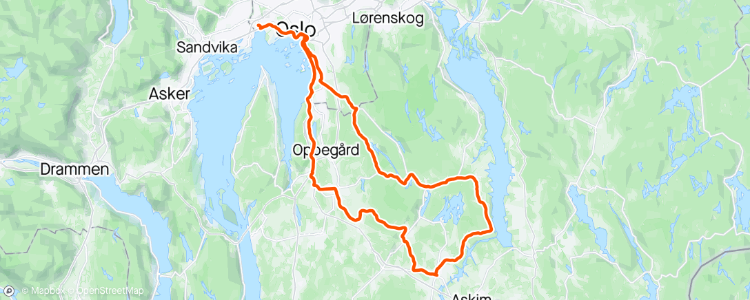 Mapa da atividade, HCK | Pink Sunday - Lysern rundt
