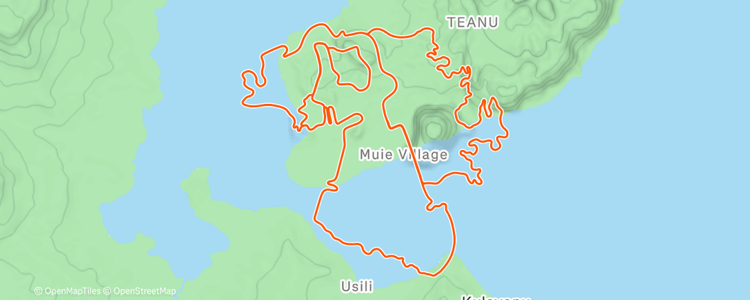 Map of the activity, Zwift - HIT 5x4' @107% // 1:10 H on Tair Dringfa Fechan in Watopia