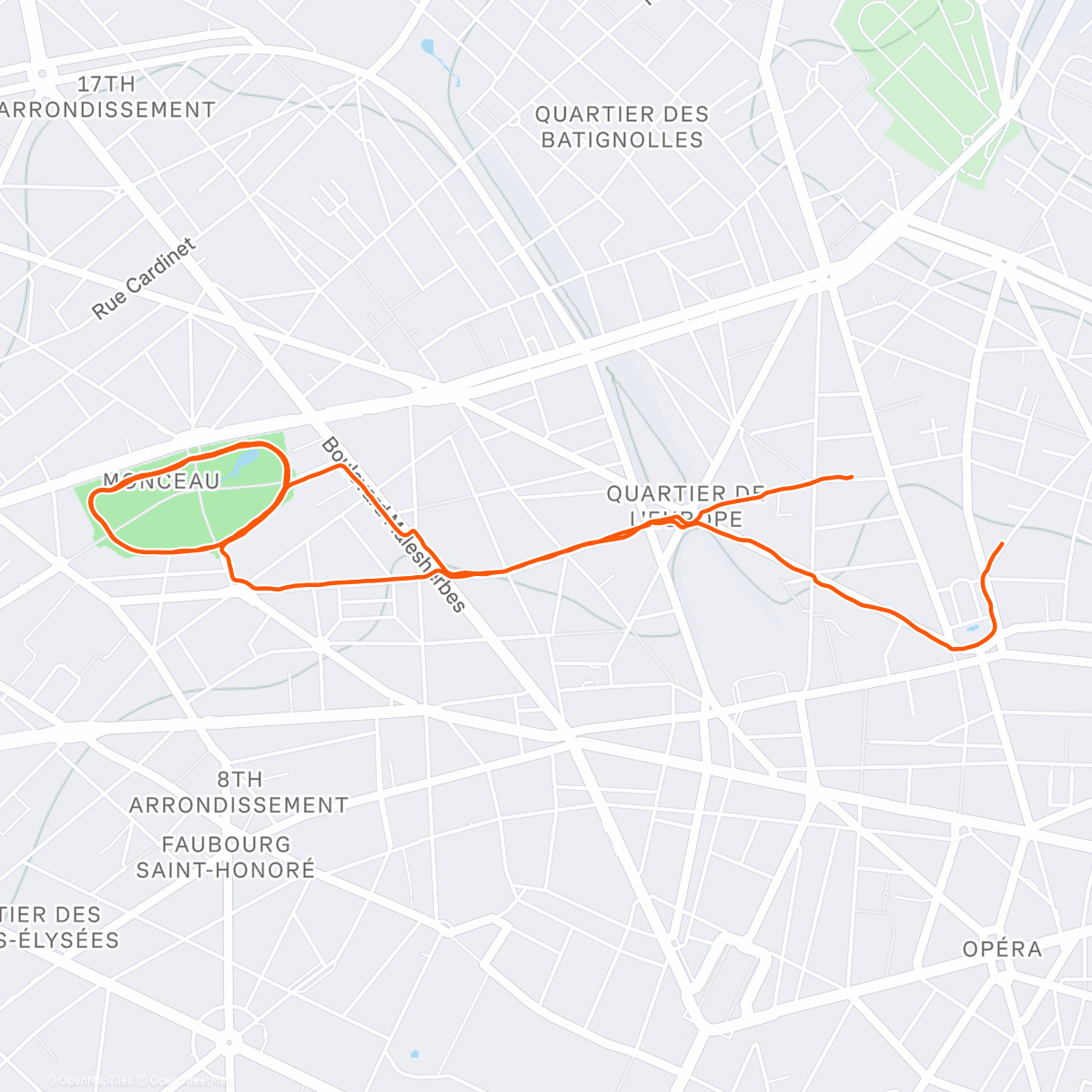 Map of the activity, Grober Project 🔥 Sortie longue de 8 km