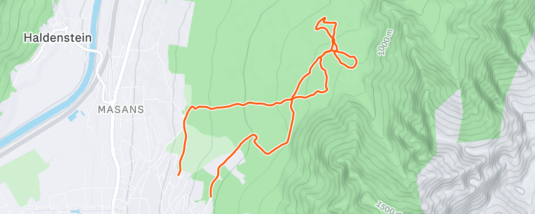 Map of the activity, Lunch E-Bike Ride