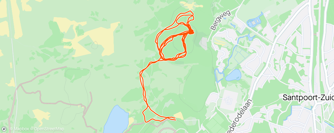 Map of the activity, 10x Brederode berg - Ode aan de heuvel