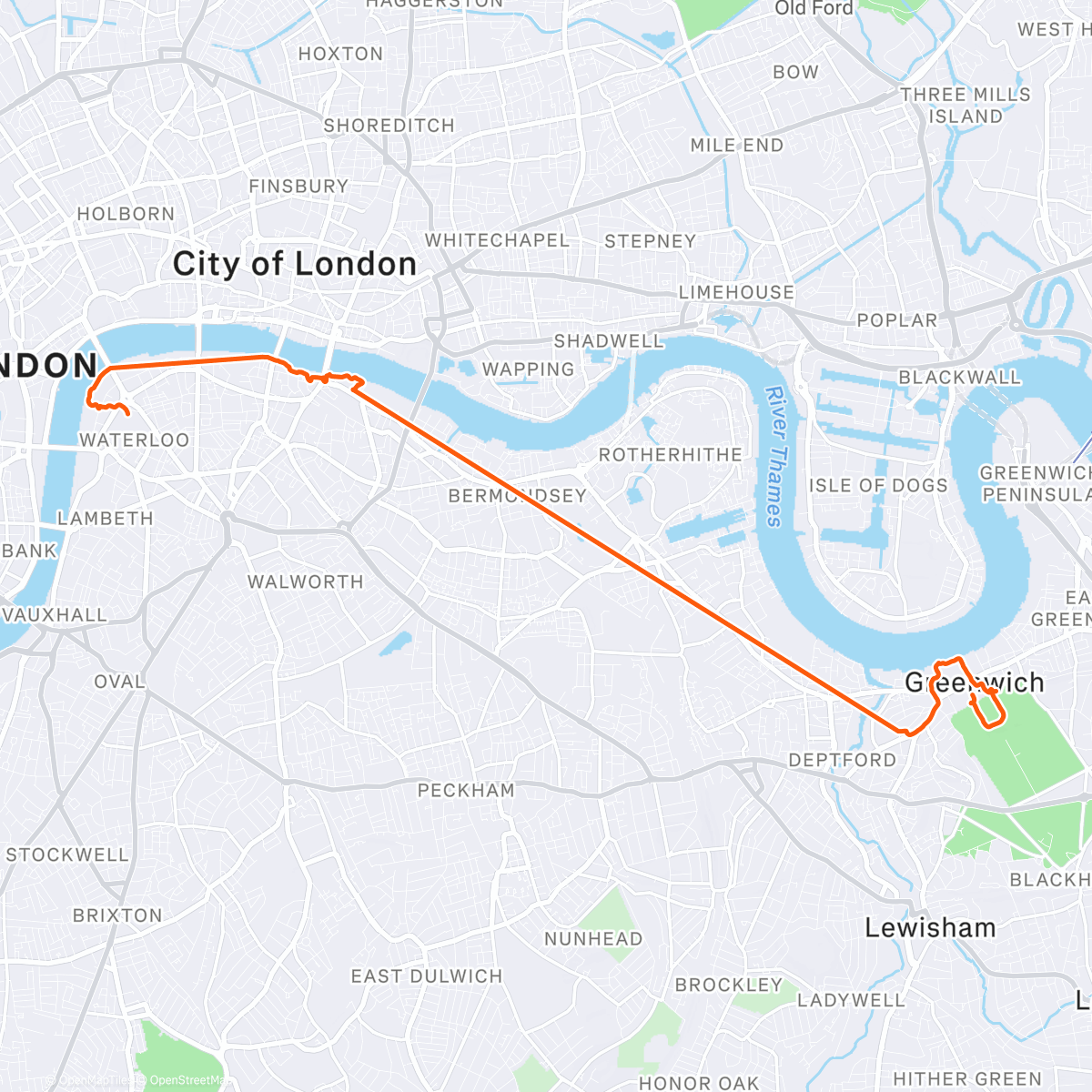 Карта физической активности (Afternoon Walk)