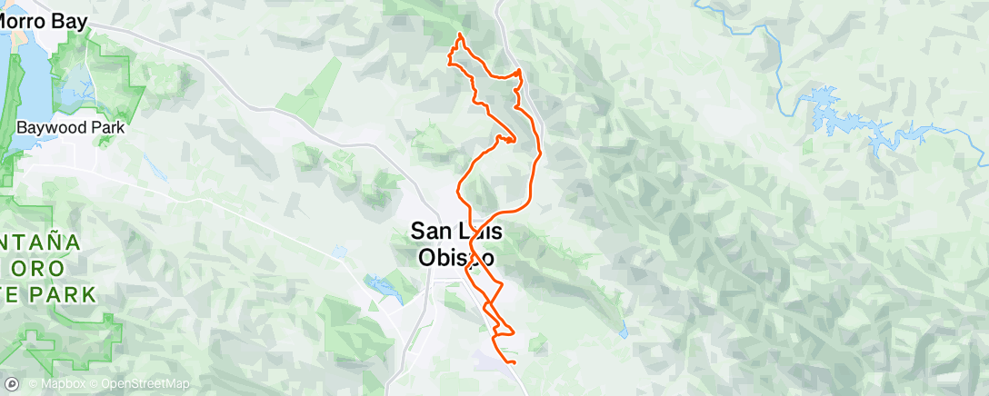 Map of the activity, Morning Ride