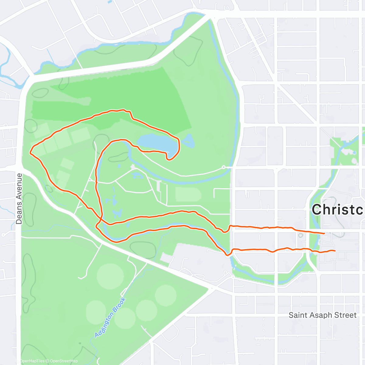 Map of the activity, Ayer cena hoy carrera
