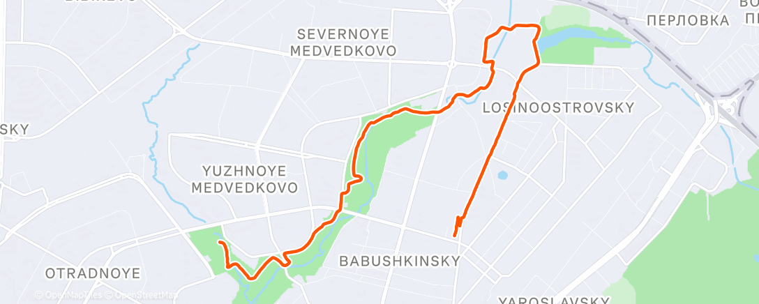 Карта физической активности (Утренний забег)