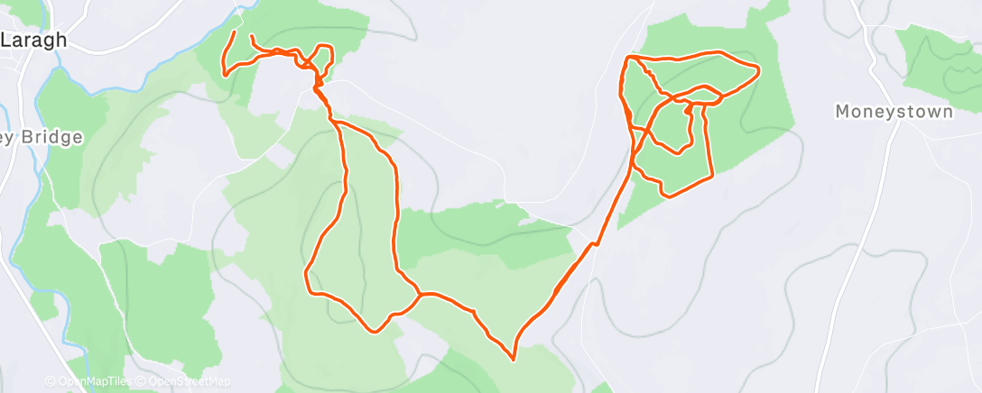 Map of the activity, Trooperstown Tour