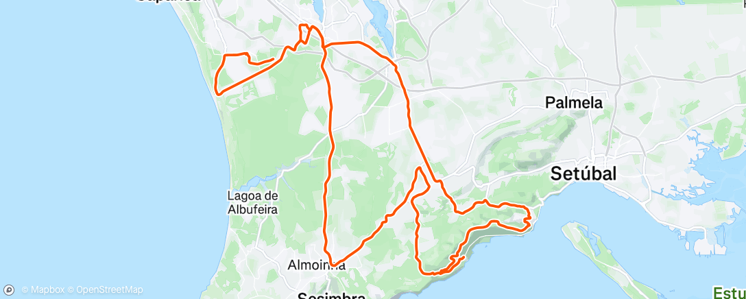 Map of the activity, Morning Ride
