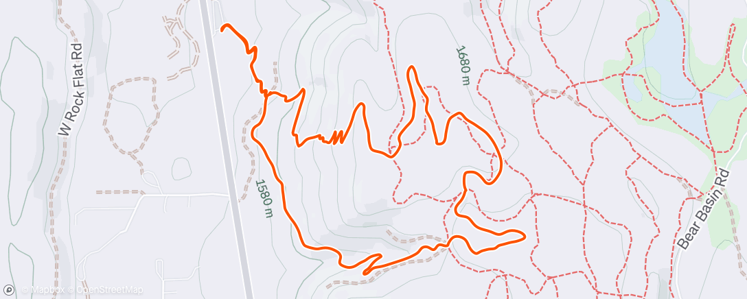 Map of the activity, Morning Ride