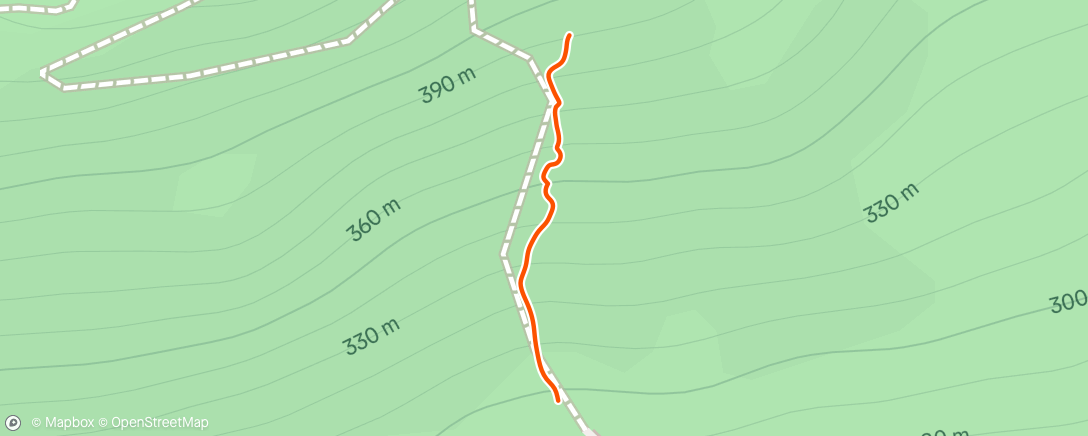 Karte der Aktivität „Trail dans l'après-midi”