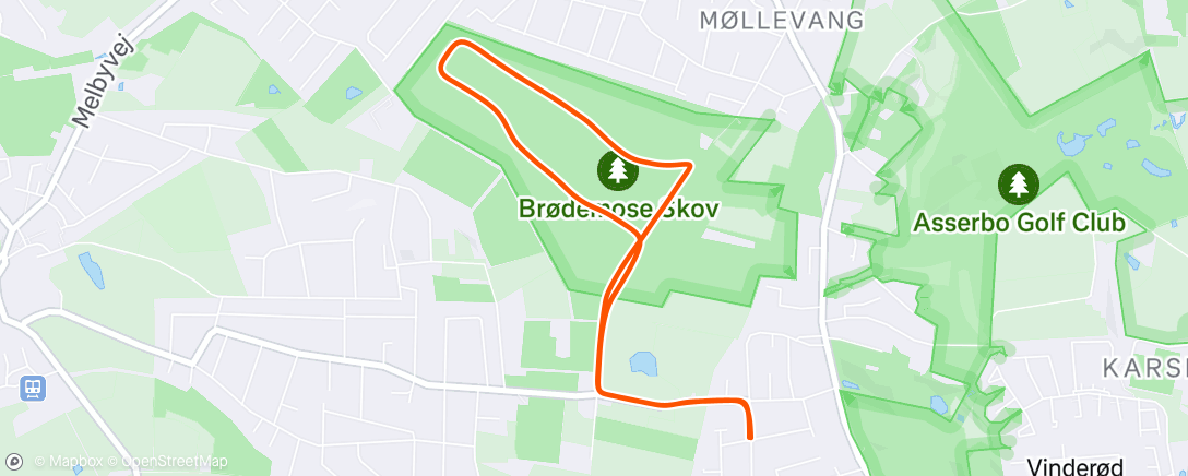 Map of the activity, Kold tur med Agnes 😮‍💨🏃🏻‍♂️👧🏼