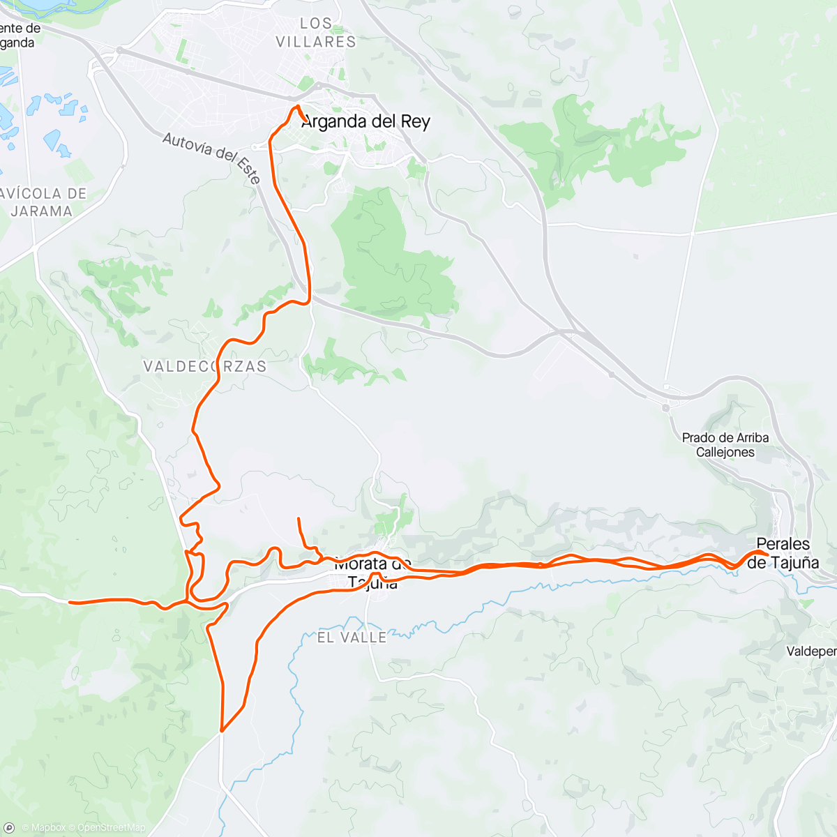 Map of the activity, Morata - Sterrato 💪