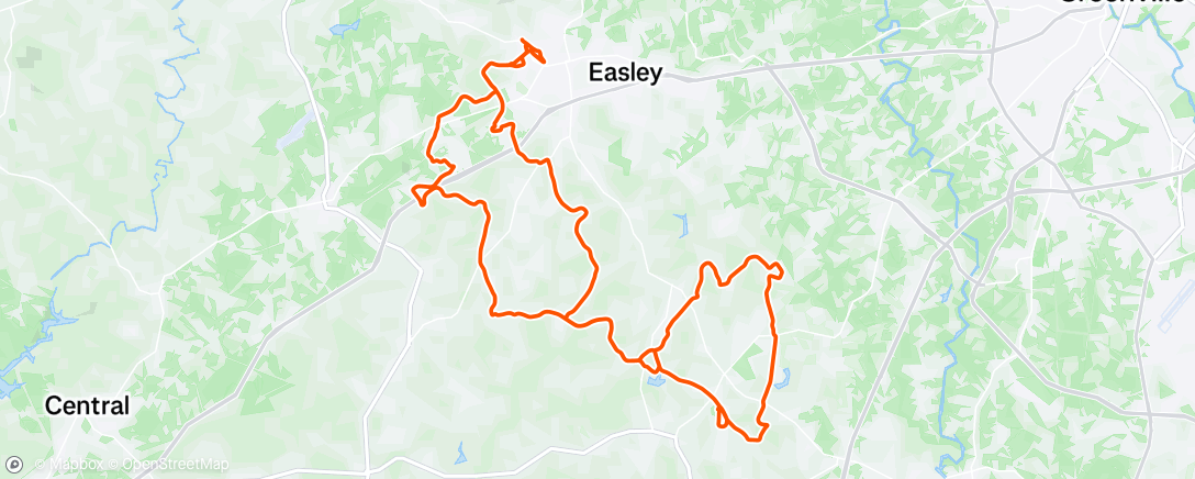 Map of the activity, Morning Ride