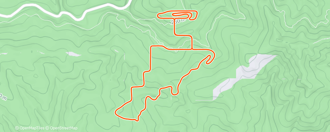 Map of the activity, MyWhoosh - 2x10 85%