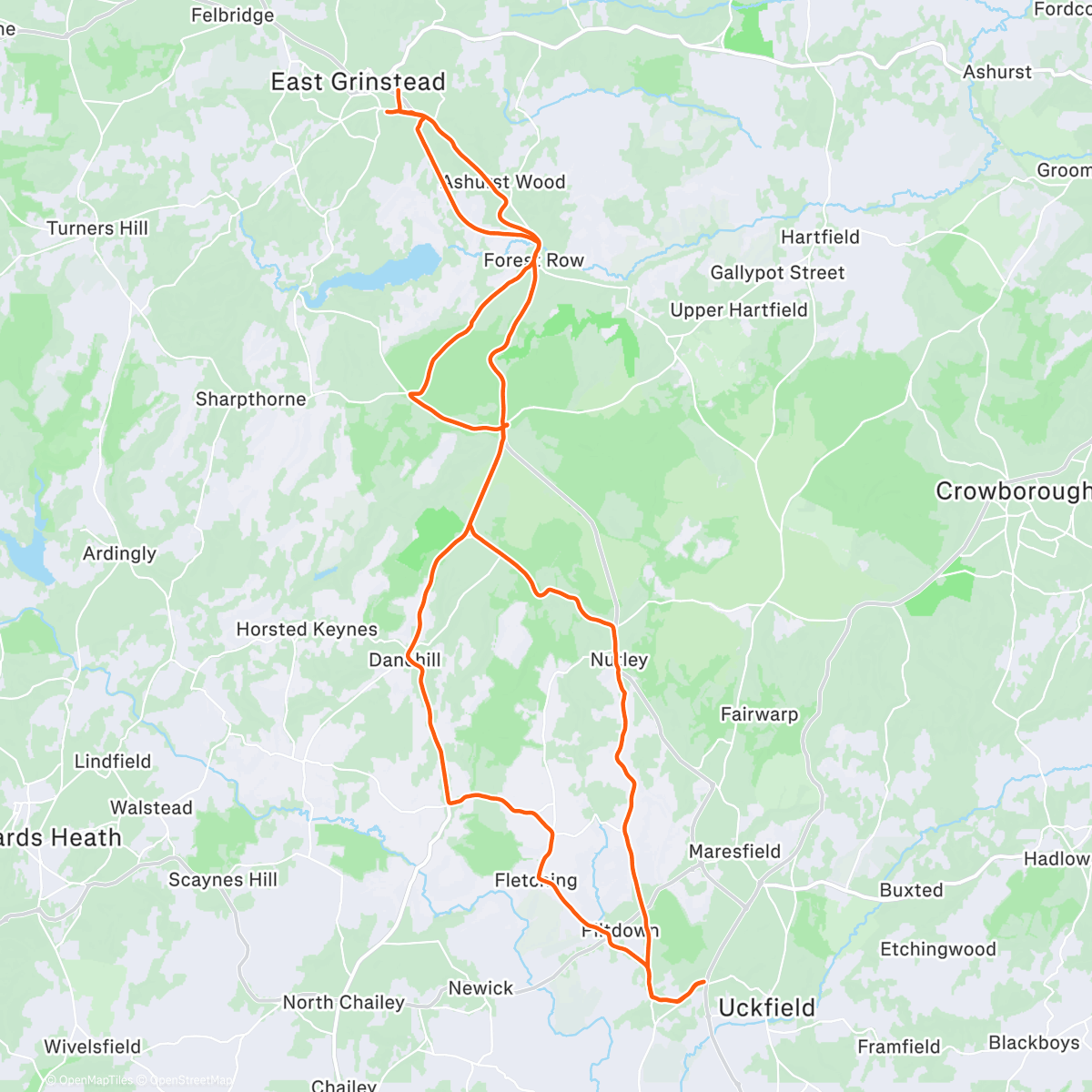 Карта физической активности (MJ)