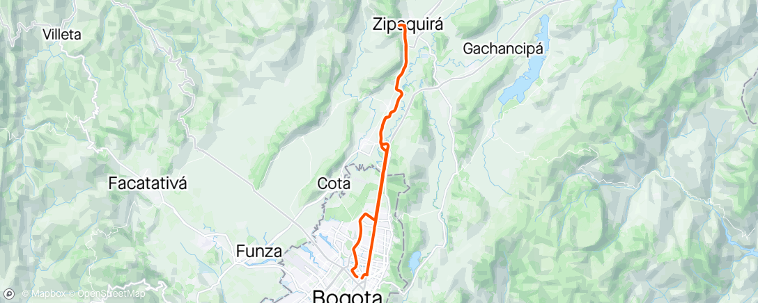 Karte der Aktivität „Vuelta ciclística por la mañana”