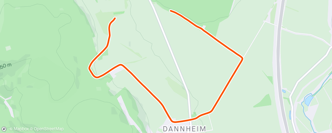 Map of the activity, Abendwanderung 🐕🚶🏻‍♂️