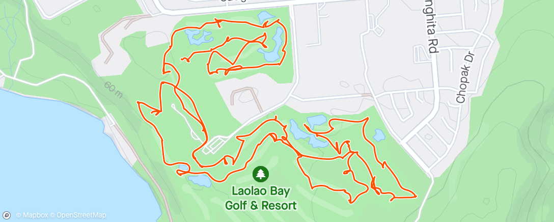 Mapa da atividade, Morning Golf