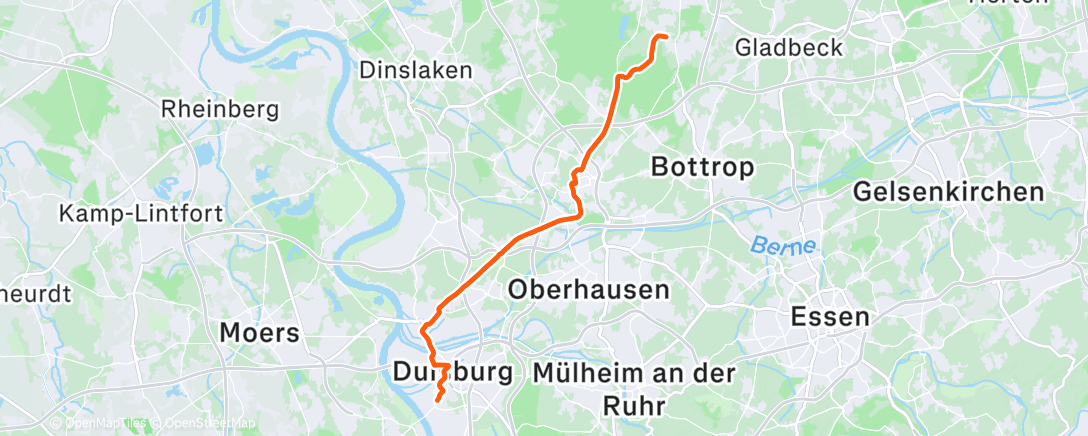 Map of the activity, Schöne Reise