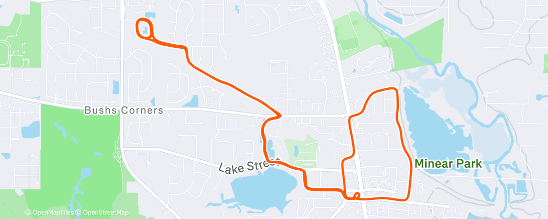 Map of the activity, Breakfast Club: Amy's EZ Loops