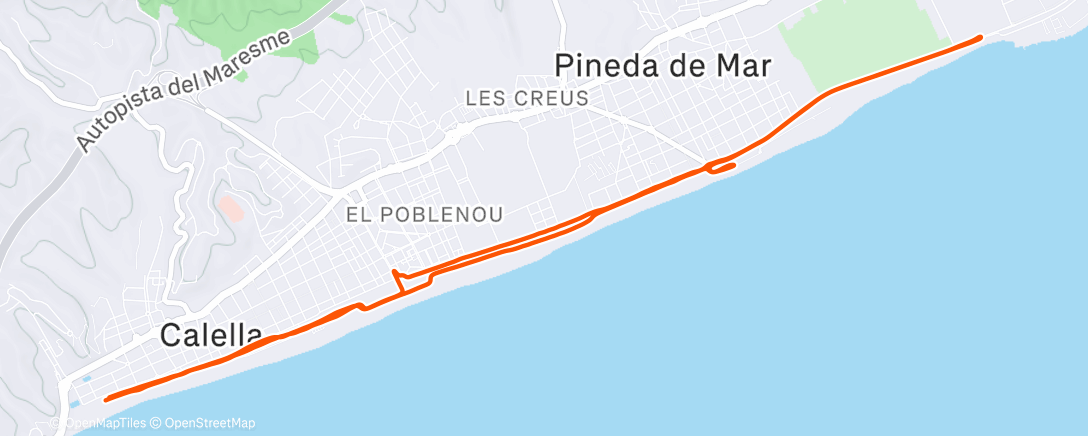 Карта физической активности (ROUVY - Barcelona Running Course)