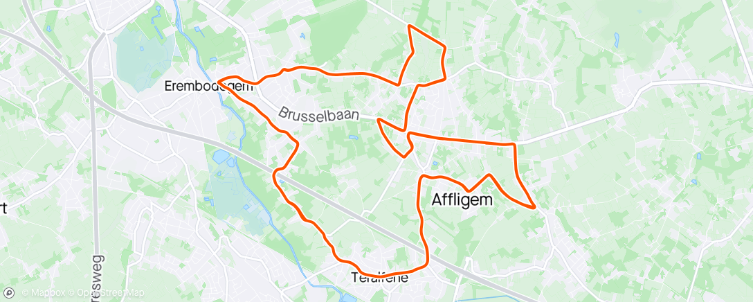 アクティビティ「GP Affligem 🍺」の地図