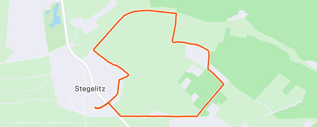 Map of the activity, Gehen (Outdoor)