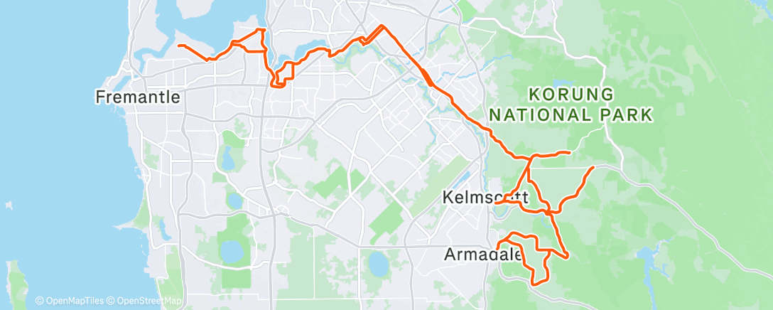 「Morning Ride」活動的地圖