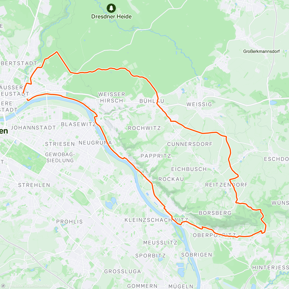 Map of the activity, Hochland-Allroad-Duo
