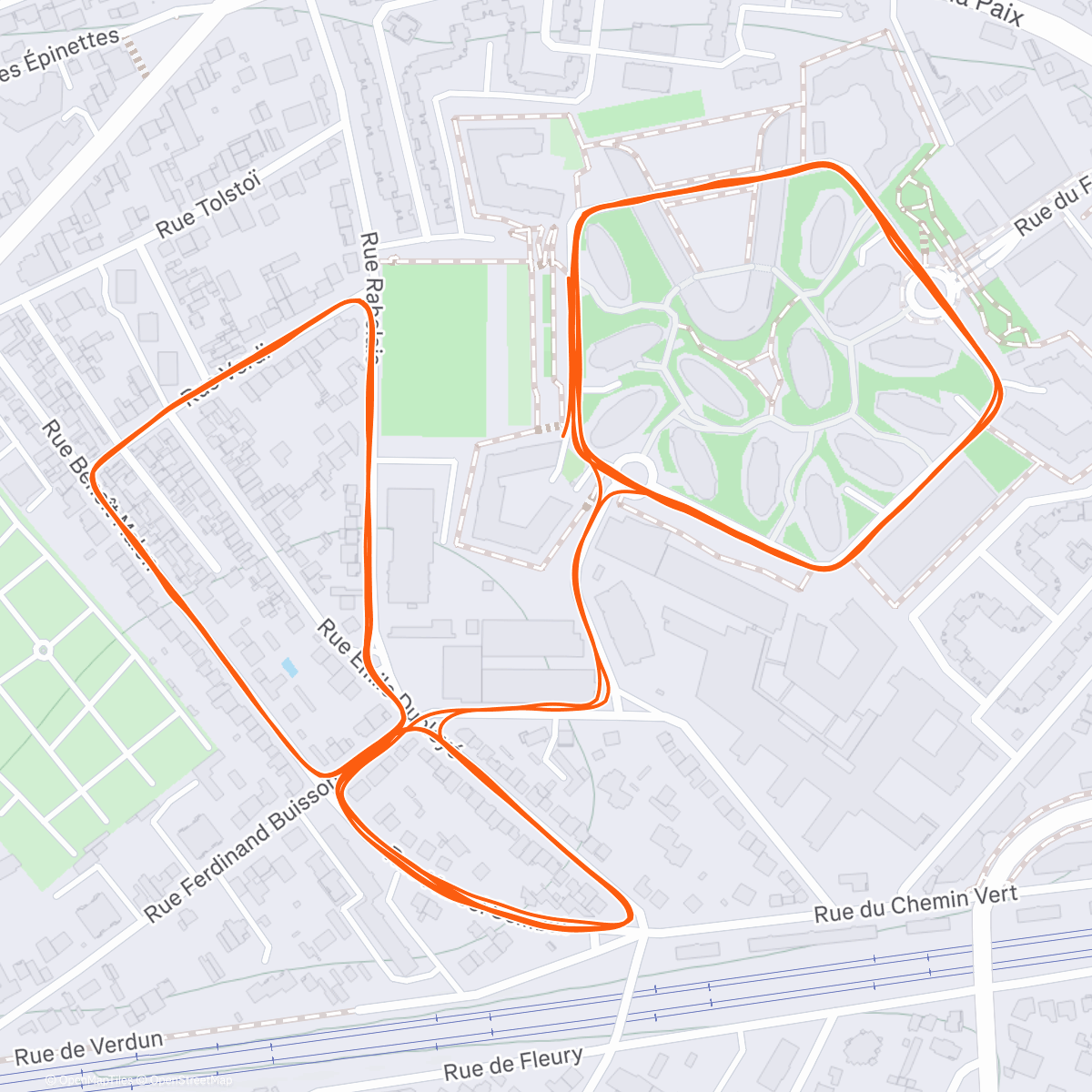Map of the activity, Horrible wind